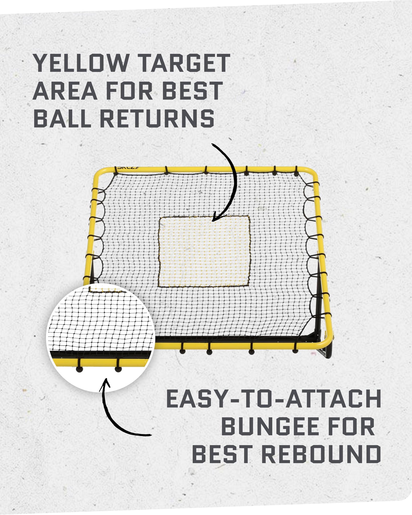 SKLZ Fielding Trainer - Pitch-Back Rebound Net - Ground, Line Drive & Fly Ball Return Settings