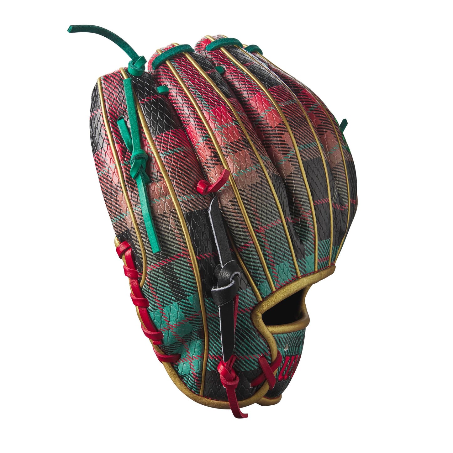 Wilson 2024 Christmas Plaid A2000 1786SS 11.5” Infield Baseball Glove - Right Hand Throw