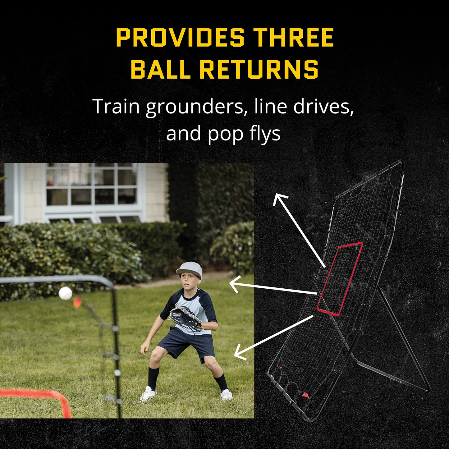 SKLZ PitchBack Pitching Net and Rebounder